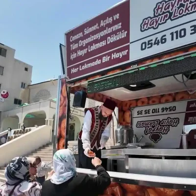 İstanbul Lokmacı ile geleneksel lokma döktürme ve mobil hayır lokması hizmeti